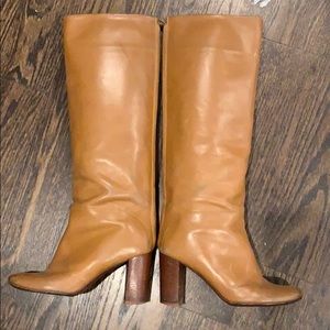 CÉLINE Knee-high Leather Boots